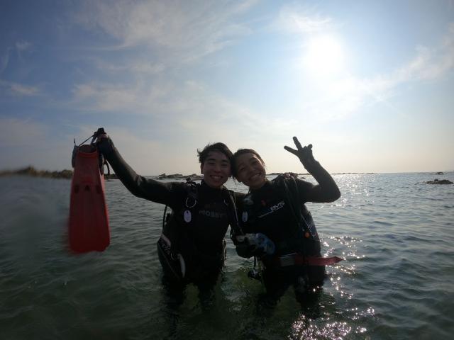 色々なチームでダイビング