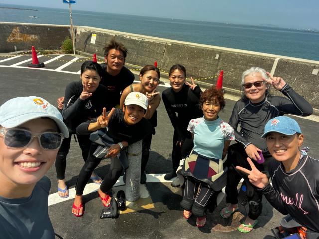 色々なチームでダイビング