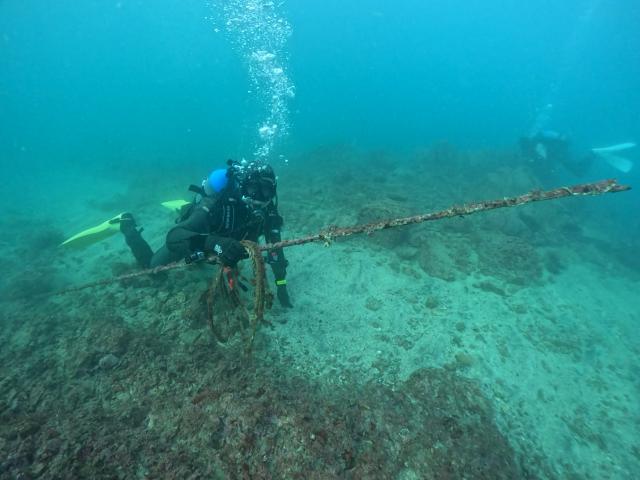 藻場保全活動と海中ゴミ拾い開催しました