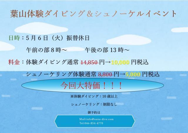 ダイビングショップNANA18年目へ!!