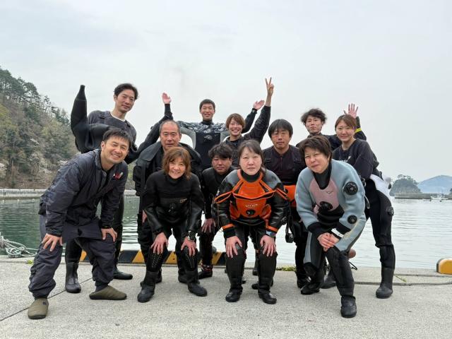 みんなで三浦へ！無事潜れました