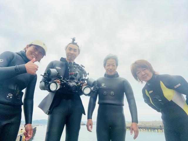 フォト講座にファンダイビングに賑やかでした