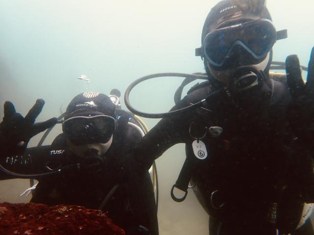 今日はのんびり週末ダイビング！！