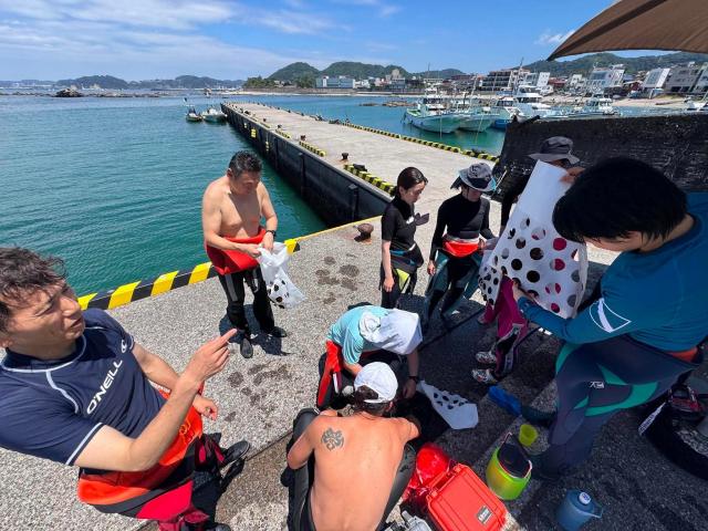 平日！！藻場再生活動開催！