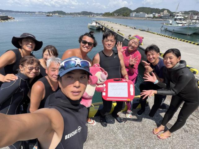お誕生日ダイビング！　清水さんお誕生日おめでとうございます